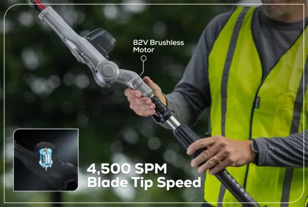 Greenworks 82V Telescopic Hedge trimmer - Image 7