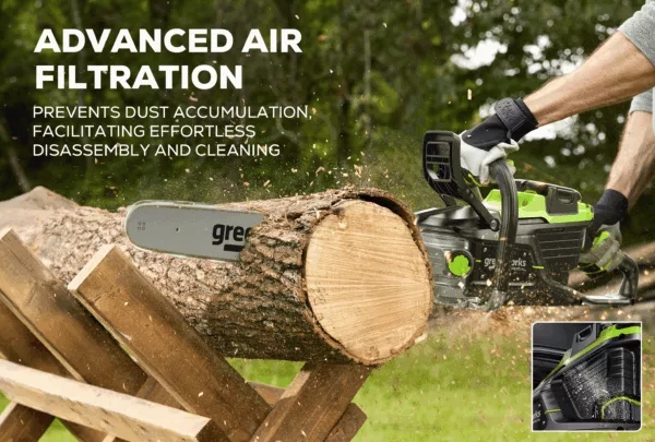 Greenworks 82V 3.6kW Chainsaw - Image 4