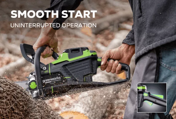 Greenworks 82V 3.6kW Chainsaw - Image 6