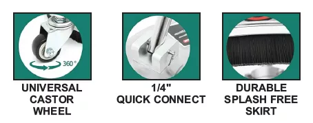 Rocwood 18" Pavement / Patio Cleaner - Image 2